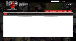 Desktop Screenshot of leaveoutviolence.org
